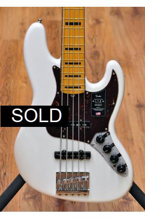Fender American Ultra Jazz Bass V Maple Arctic White Fender American Ultra Jazz Bass V Maple Arctic White